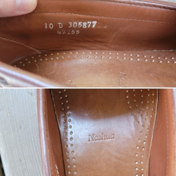 Allen Edmonds Nashua Two Tone Brown Tassel Kiltie Fringe Tassel Loafers Men's 10 - Picture 8 of 8